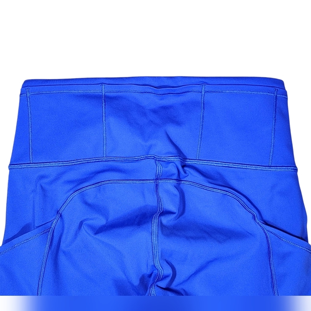 Lululemon Fast & Free HR Crop 19" Cerulean Womens Legging 4 - Picture 10 of 11